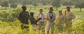 african walking safari tours