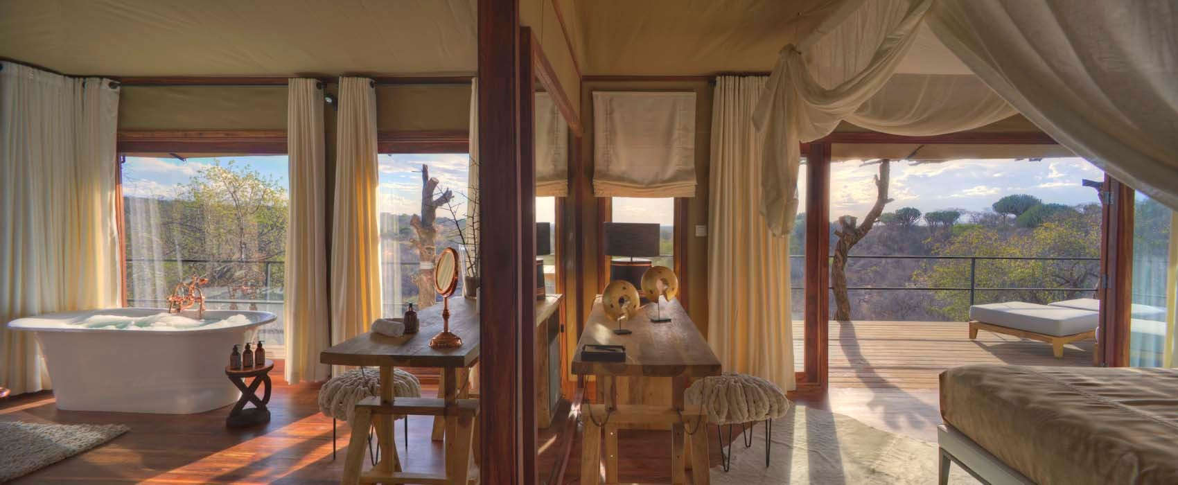 Tented accommodation safaris africa