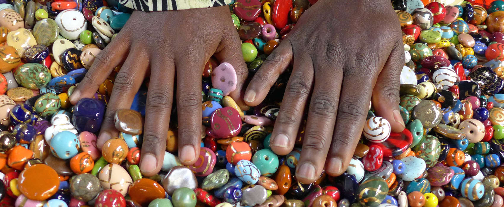 African Nairobi Safari kazuri beads