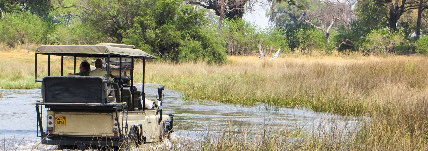African Okavango Delta Safari boat