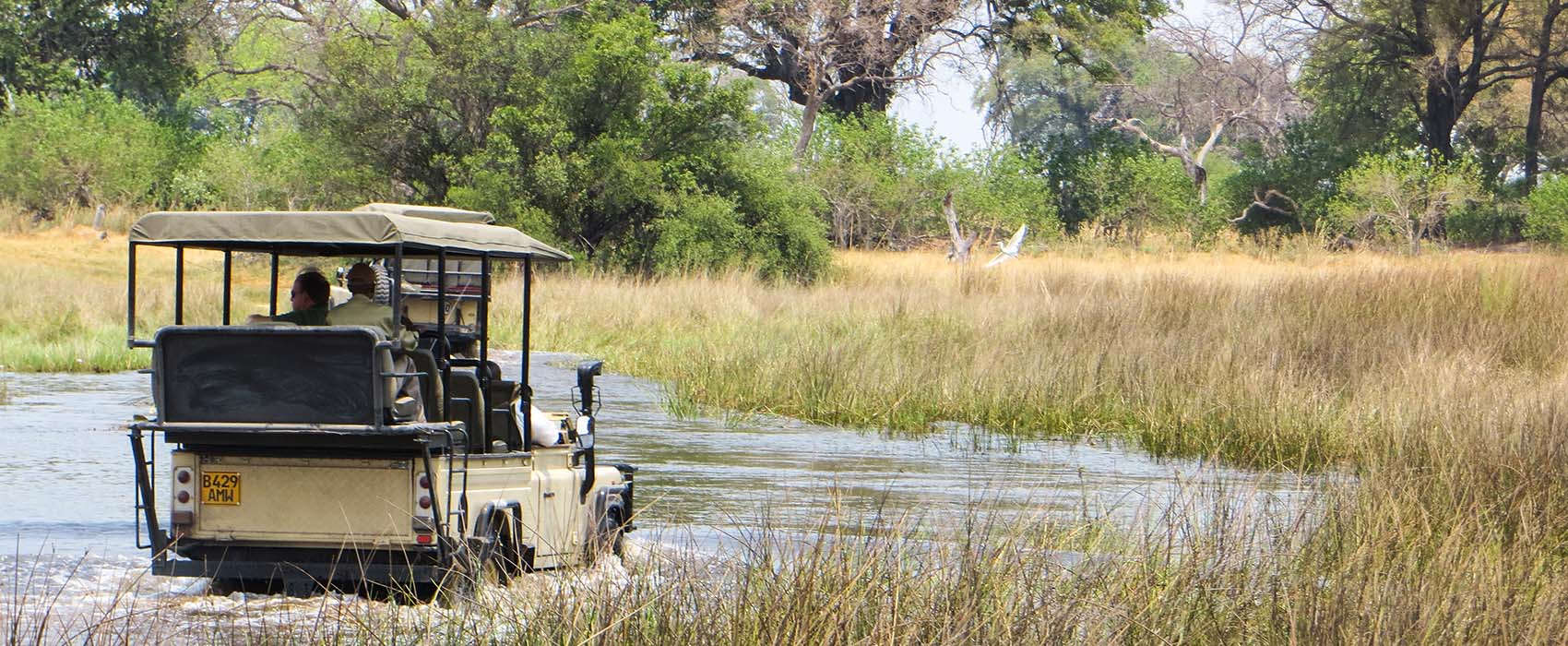 African Okavango Delta Safari boat