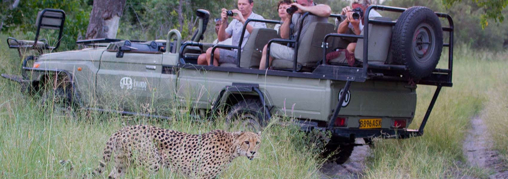 4x4 Safari game drives Botswana holiday tour