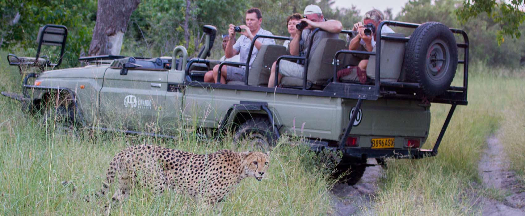 4x4 Safari game drives Botswana holiday tour