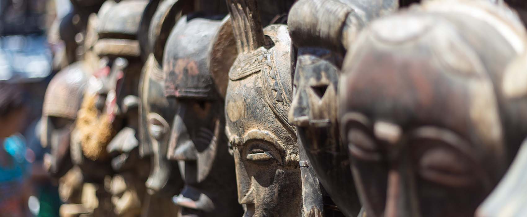 African Cape Town Safari masks